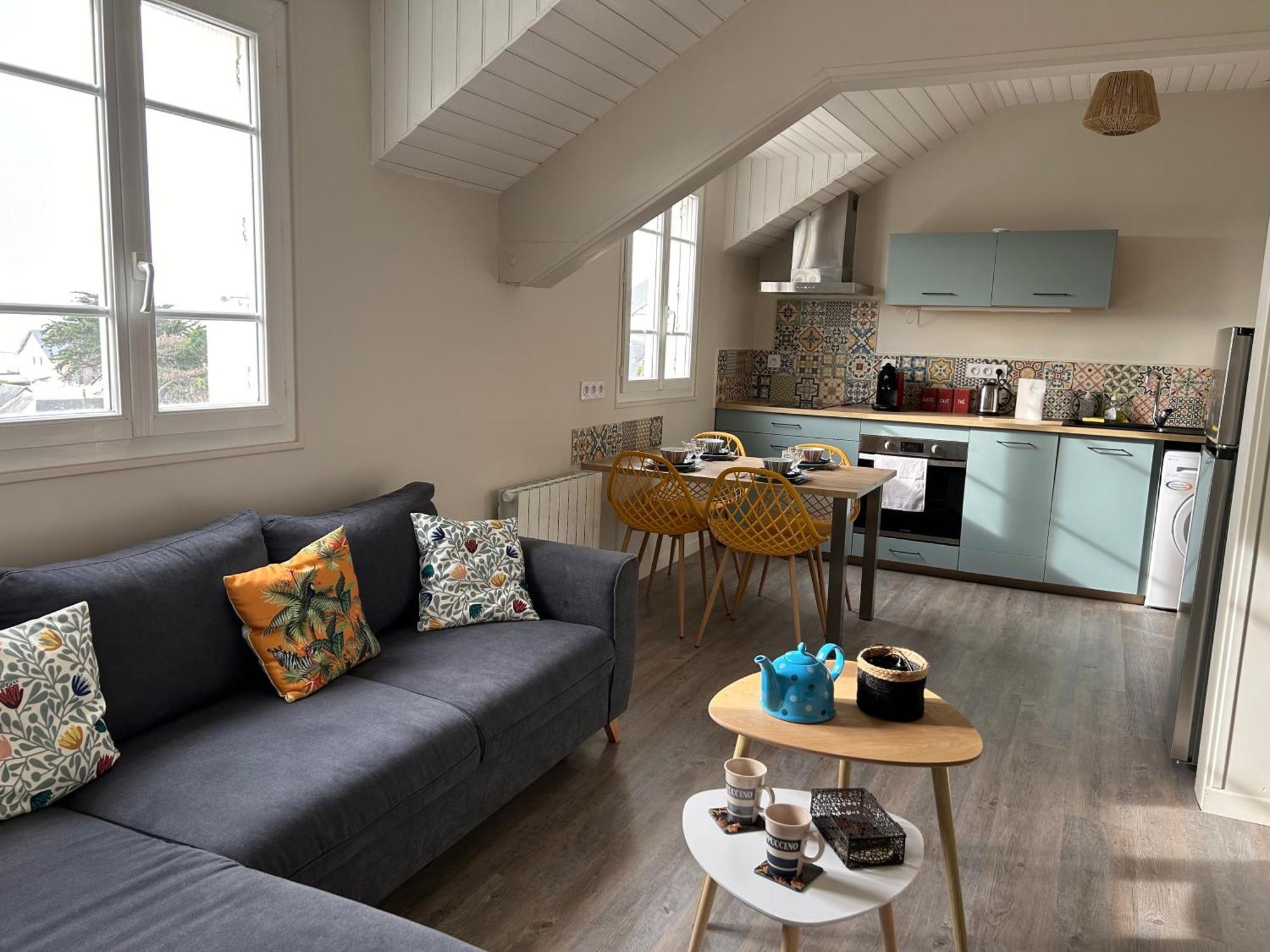Appartement Pour Evasion Marine A Hauteville Sur Mer Luaran gambar